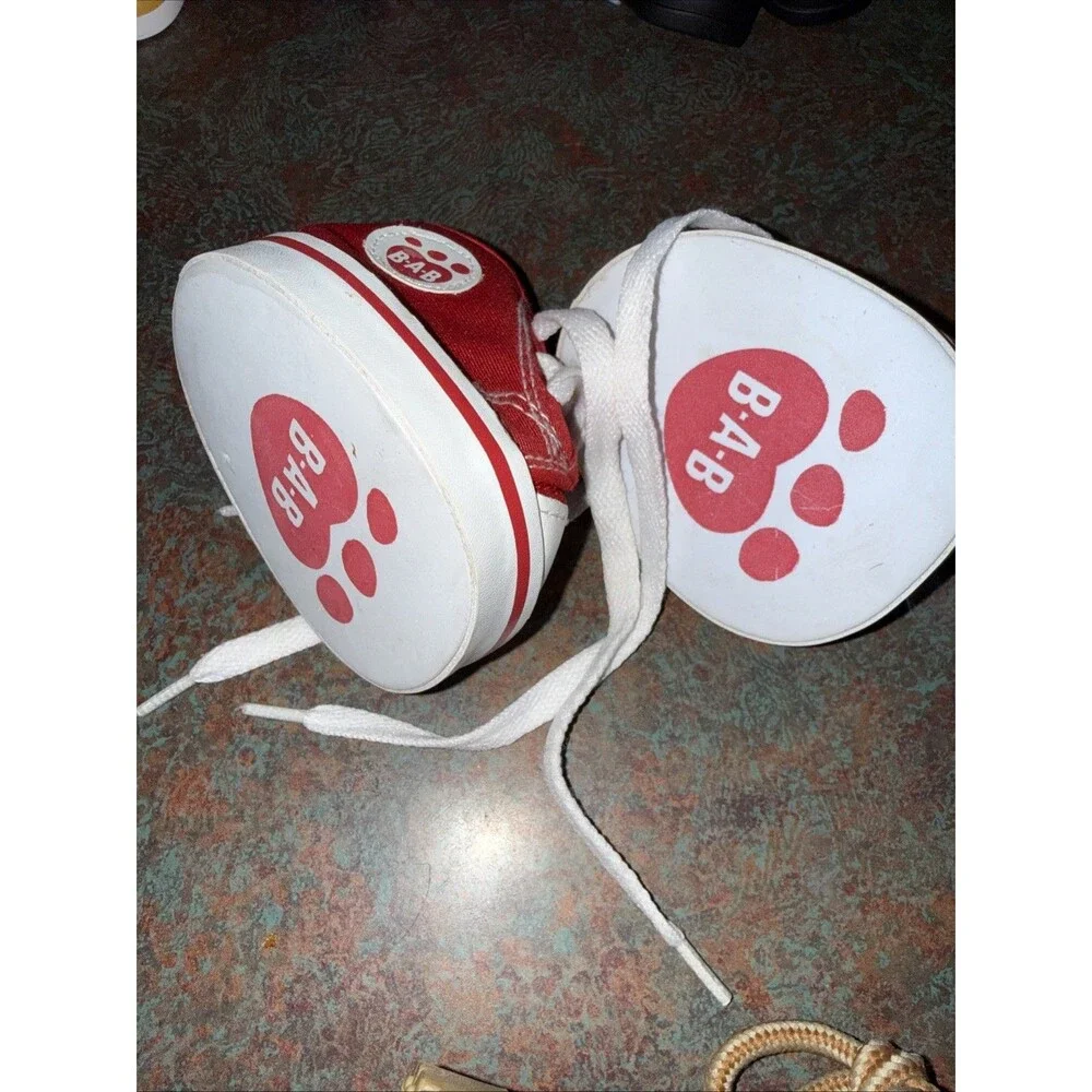 Build A Bear Show Accessorie Lot 6 Pairs Of Shoes And A Back Carry Your Bear